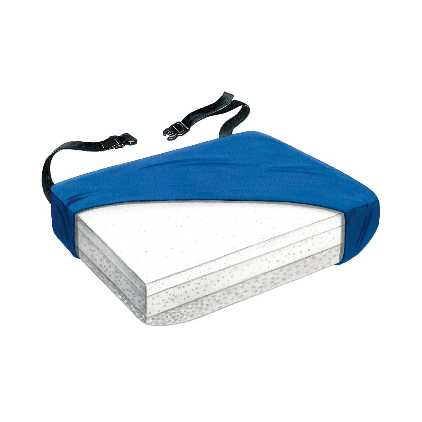 SkiL-Care™ Foam and Gel Bariatric Seat Cushion, Blue