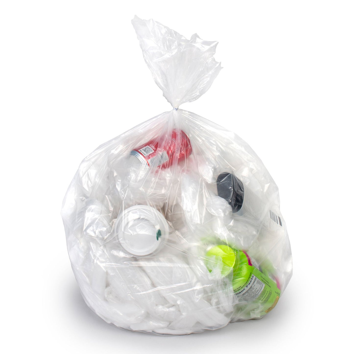 Colonial Bag PXC Series 2X Heavy Duty Trash Bag, Clear, Capacity