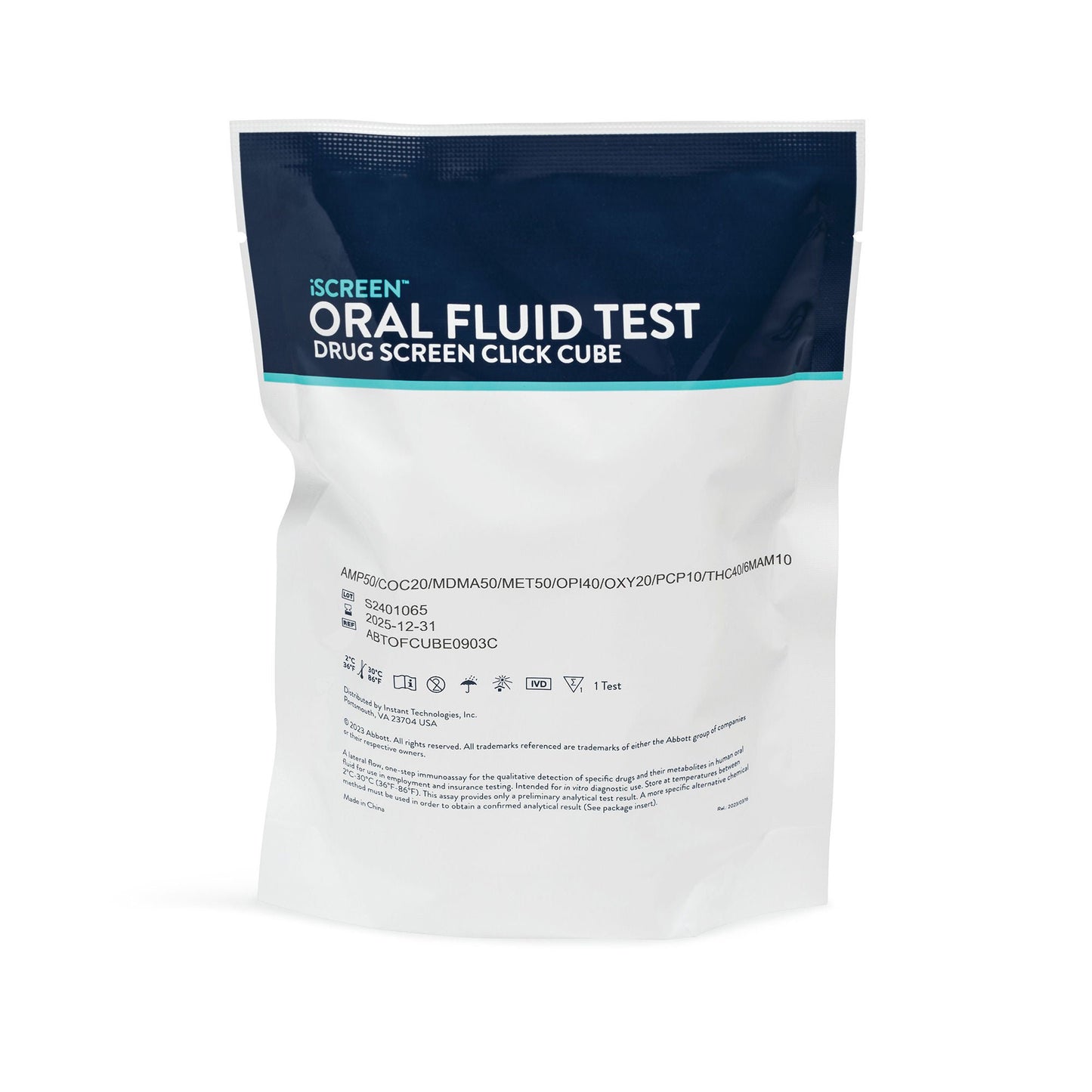 SoToxa Drugs of Abuse Test Kit AMP50, BZO20, COC30, FEN4, mAMP/MET50, OPI40, THC25 25 Tests For Forensic Use Only