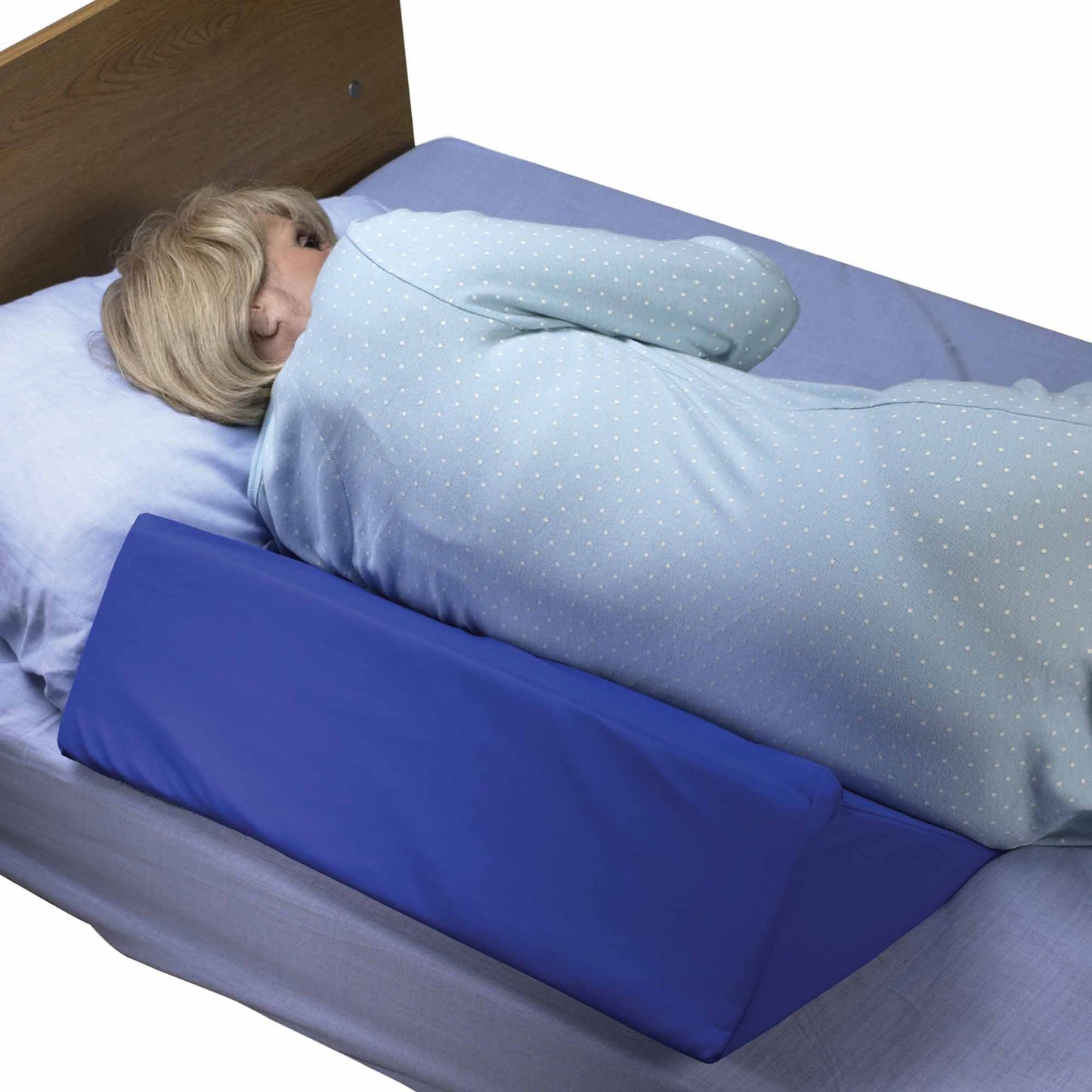 Skil-Care™ Positioning Wedge, Foam, Blue