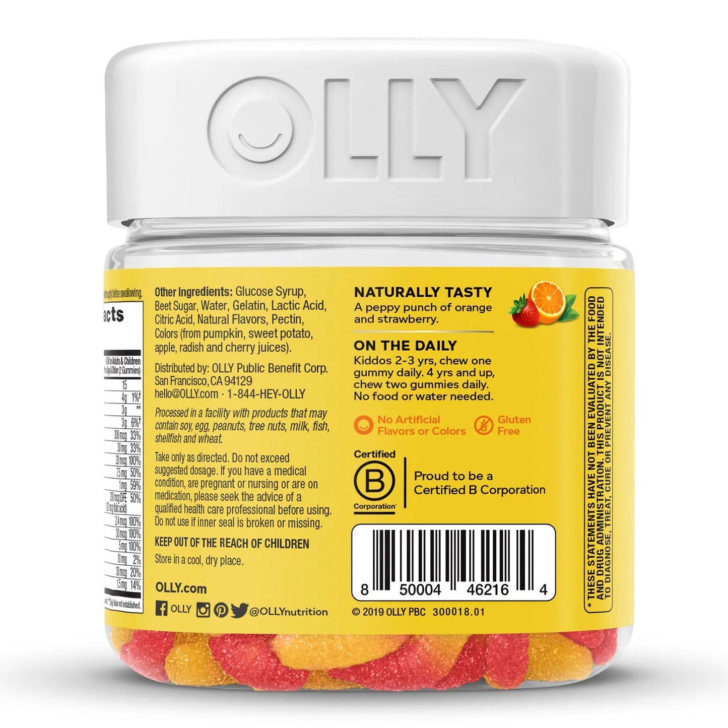 Olly® Kids Multivitamin Gummy Worms Sour Fruity Punch