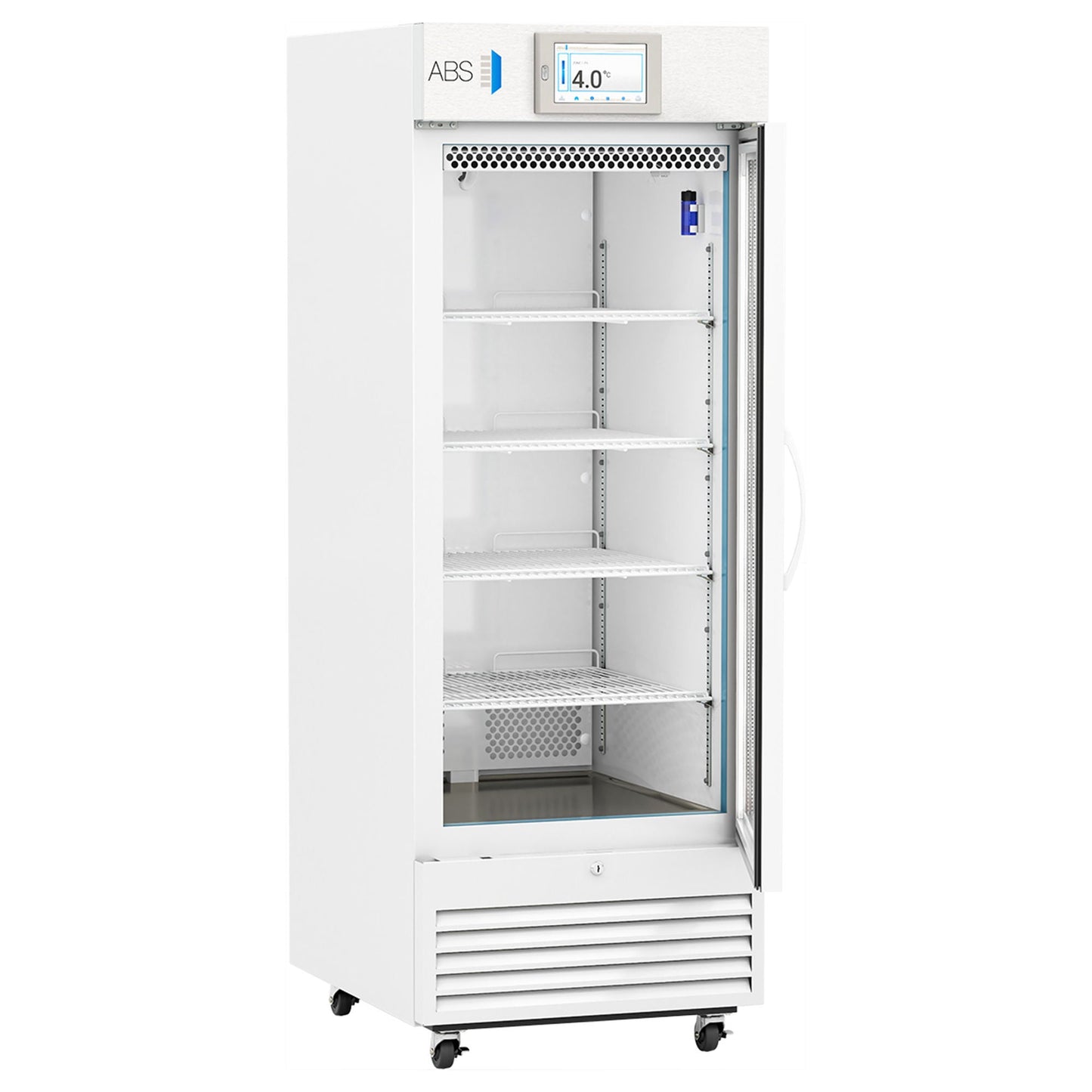 ABS Upright Refrigerator Laboratory Use 26 cu.ft. 1 Glass Swing Door Cycle Defrost