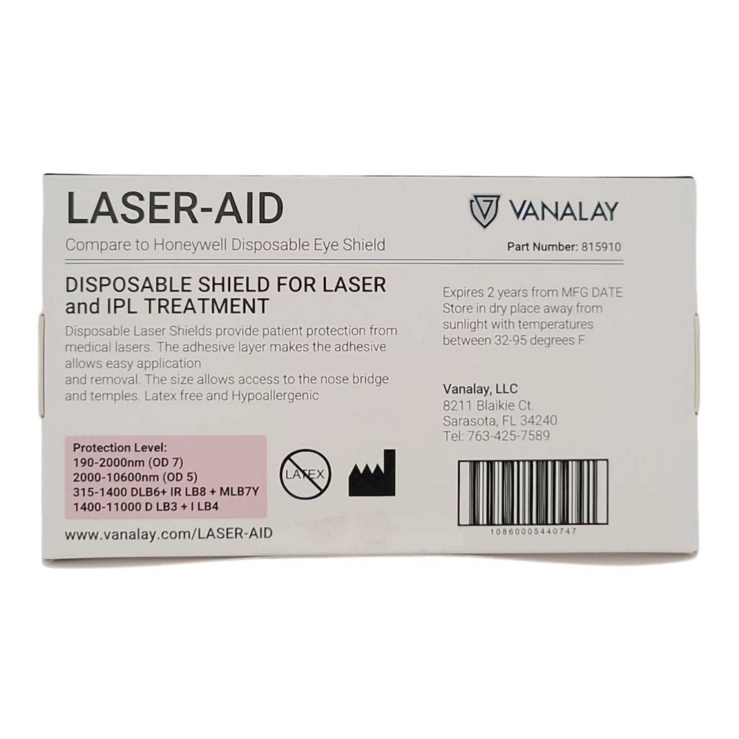 Laser Aid Laser Eye Protector Adhesive