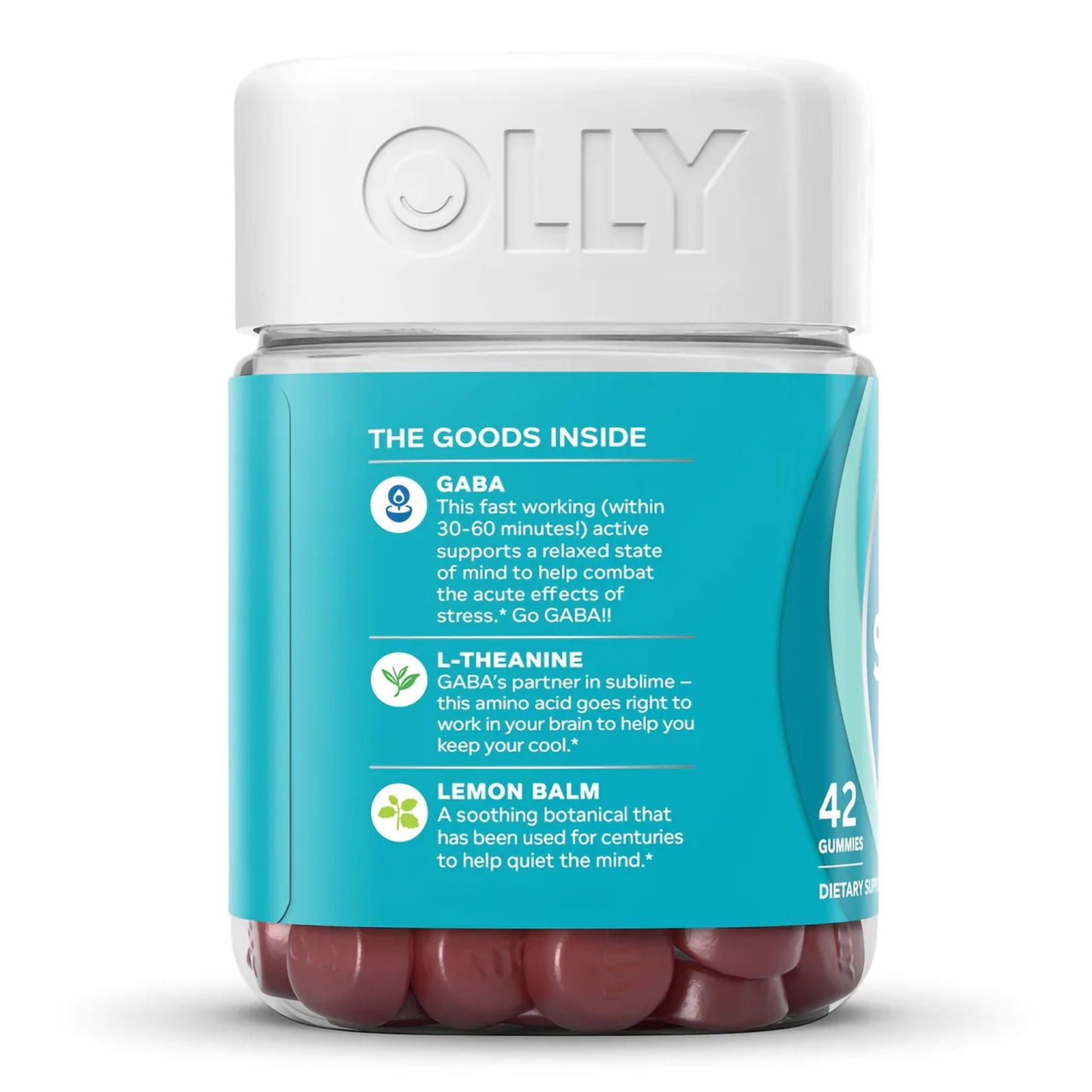 Olly Goodbye Stress Gummies, Berry Verbena