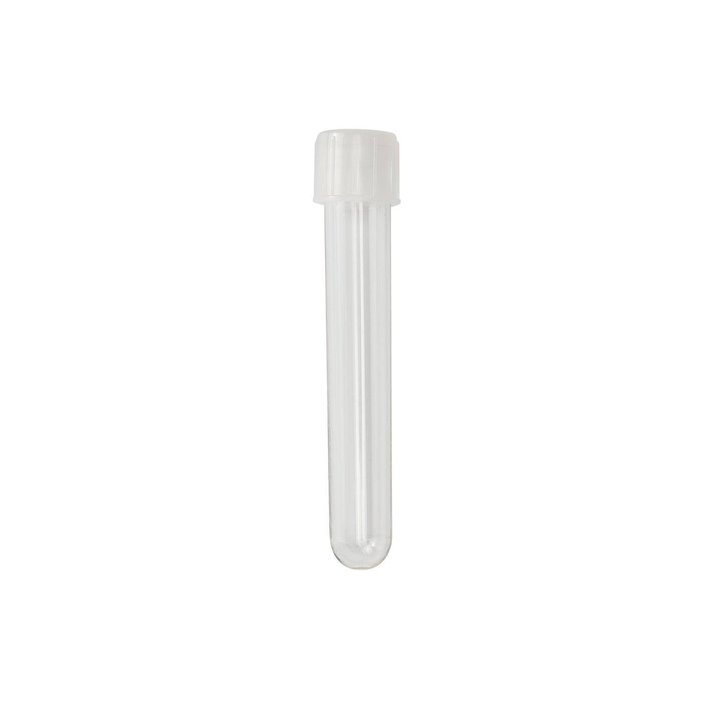 Caplugs Evergreen 222-2036-050 5.0 mL Round Bottom Test Tube 12 × 75 mm Sterile PS Natural 25/Bag Unassembled MADE IN USA