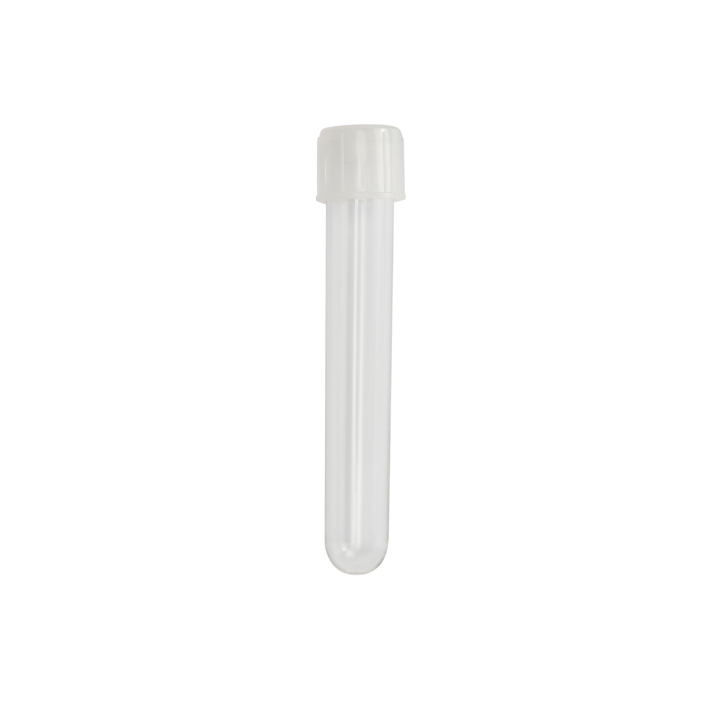 Caplugs® Evergreen 2222376080E1 5.0mL 12 x 75 mm Round Bottom Test Tube Natural Polypropylene Copolymer (PPC) 25/Bag Unassembled Sterile MADE IN USA