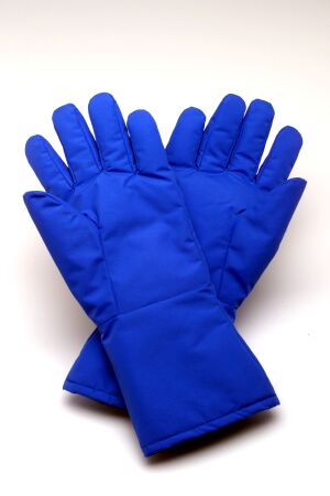 Cryo-Gloves® Mid-Arm Water Resistant Material Temperature Management Gloves, Blue