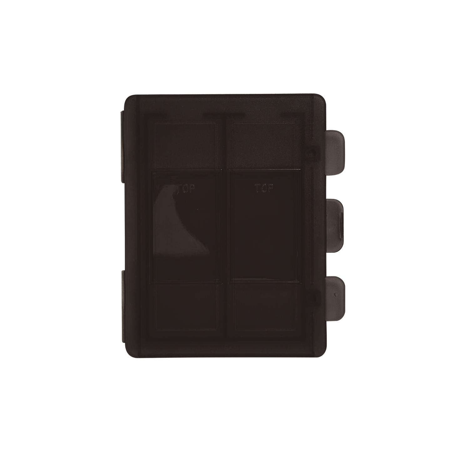 Caplugs® Evergreen 2403072Z30E1 Two-Slide Mailers Black PP Non-Sterile MADE IN USA