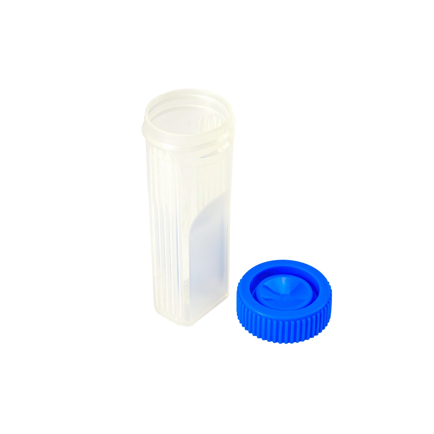 Caplugs Evergreen 222-5450-B8S Slide-Fix PAP Jar Blue Cap Sterile PPC 10/Bag MADE IN USA