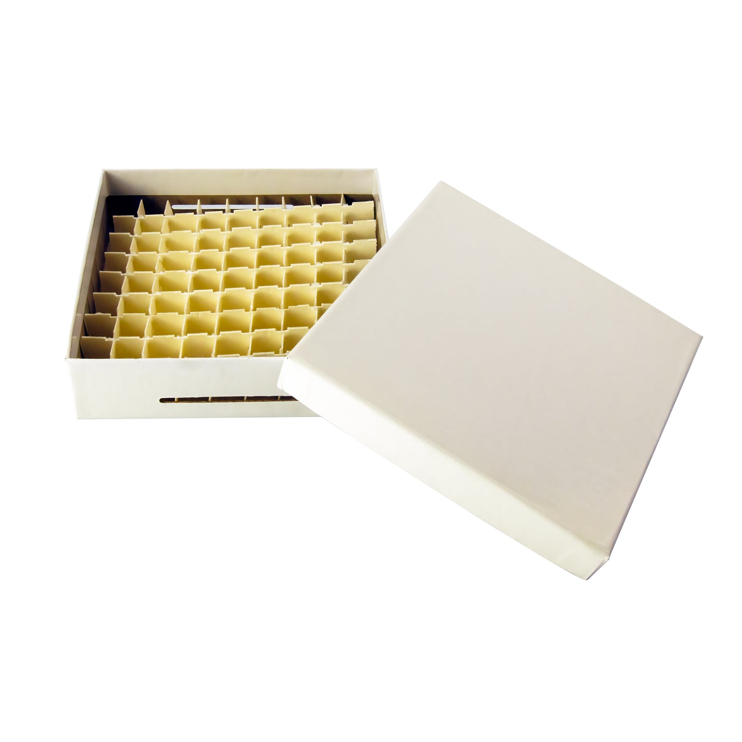 Caplugs® Evergreen 240-8281-000 — Freezer Storage Boxes for 0.4 mL CryoSure® Vials, 81 Positions, Non-Sterile, Car
