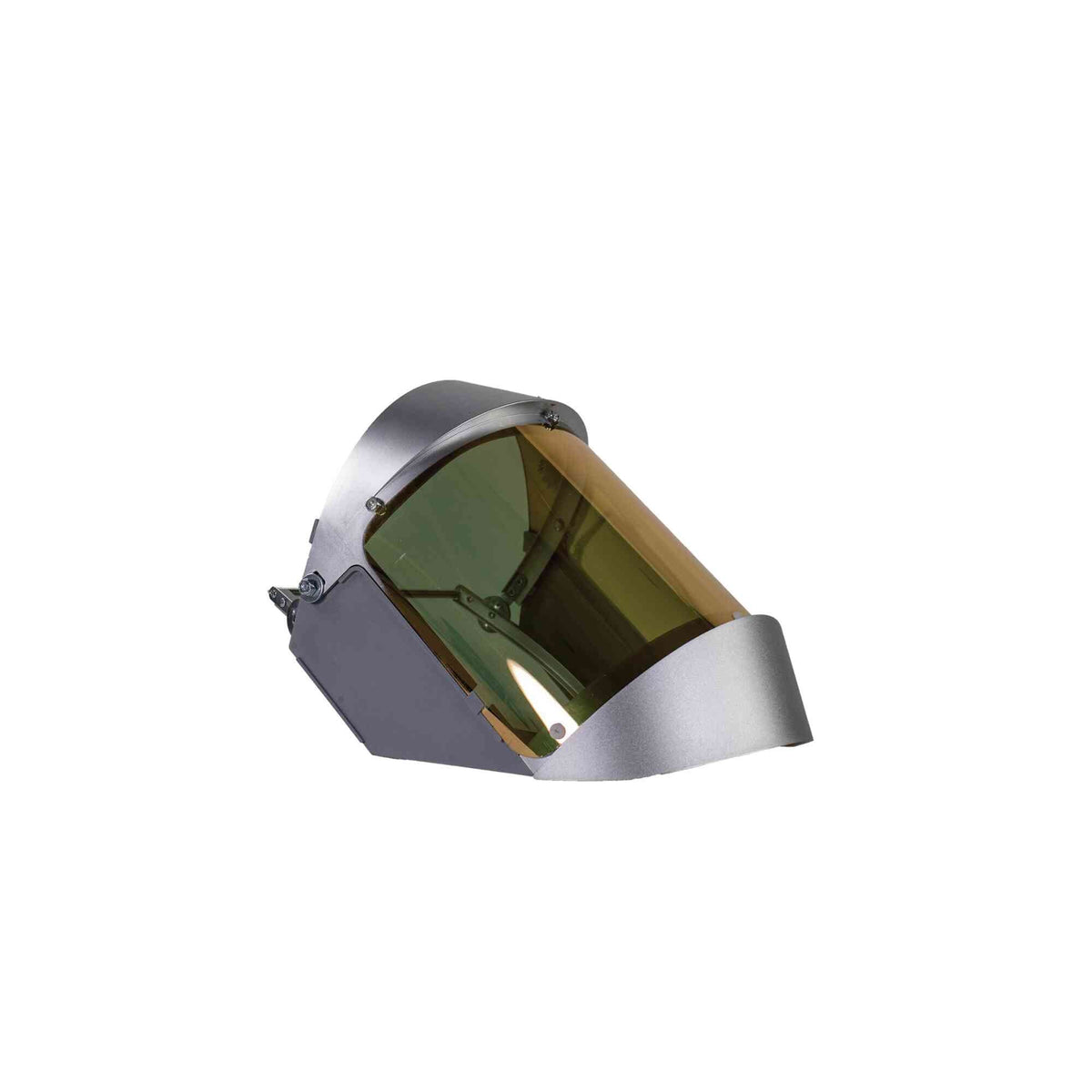 Oberon High Heat Face Shield Crown and Window Clear Gold