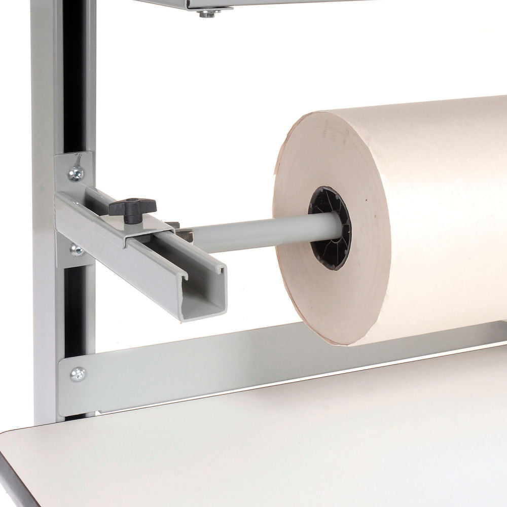 Pro-Line CPB packing workbench adjustable paper roll holder