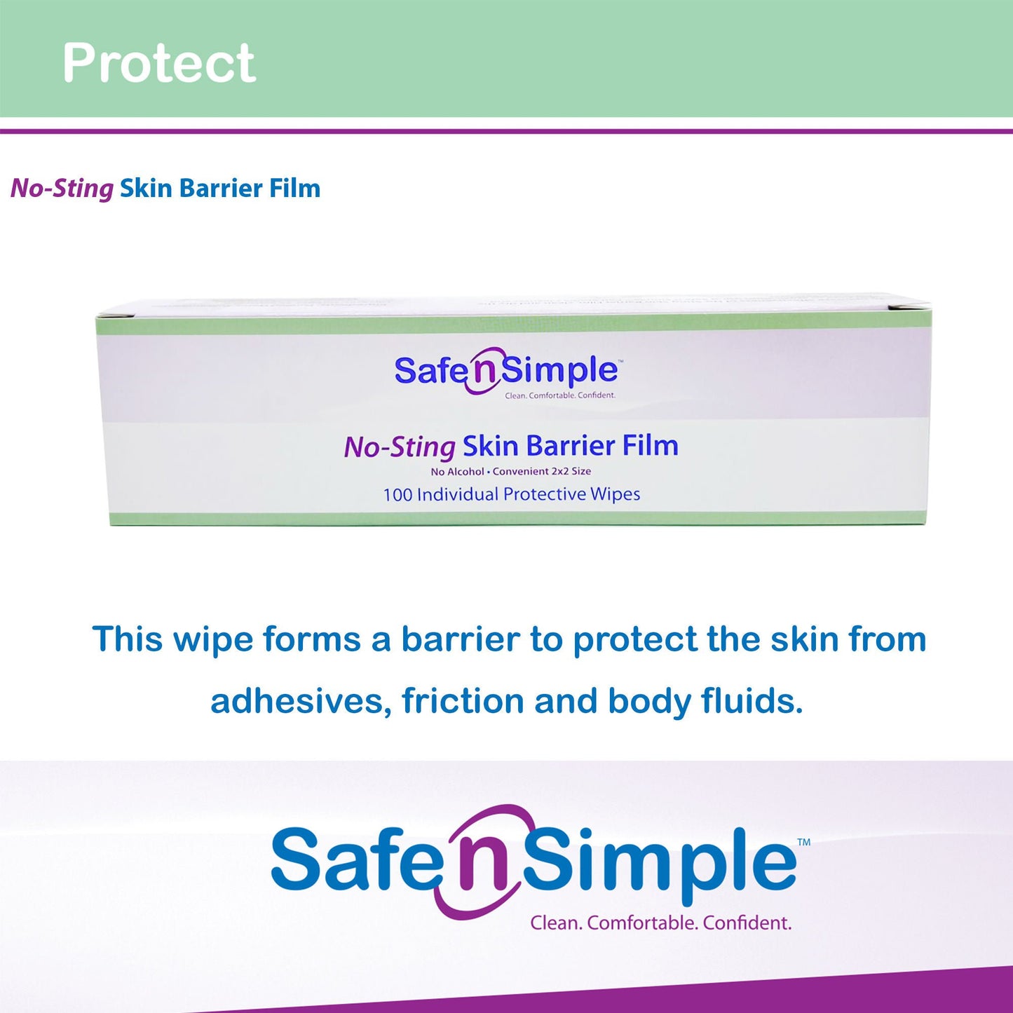 Safe n Simple™ Barrier Wipe
