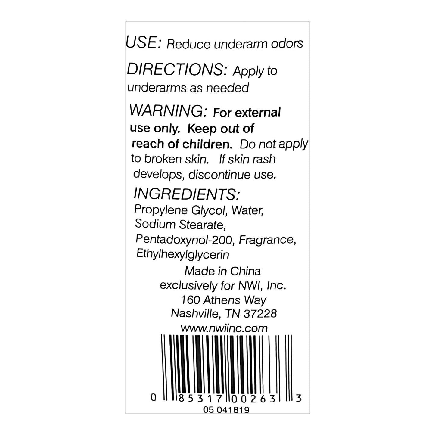 Freshscent Deodorant, Solid Stick, Scented