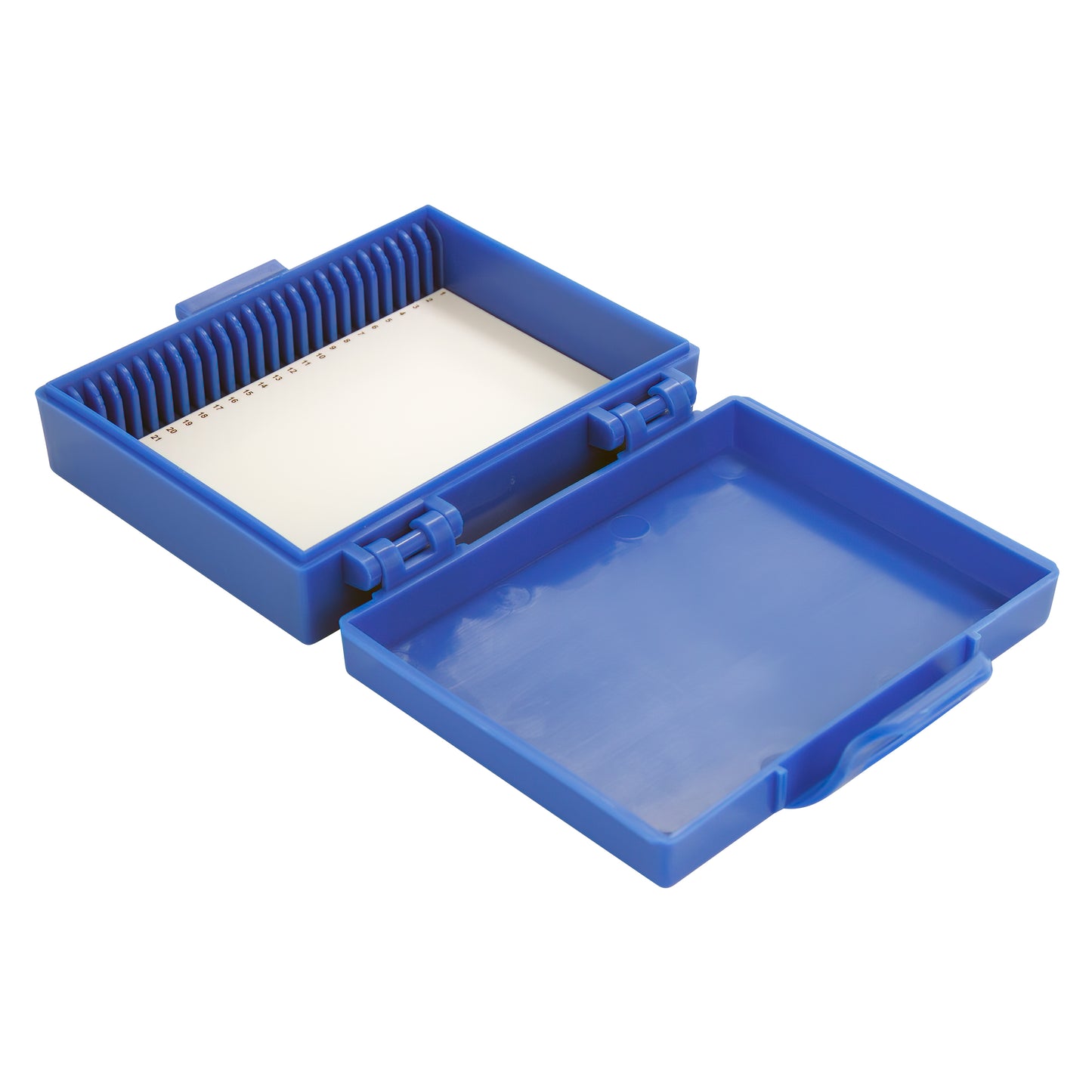 Caplugs® Evergreen 258-6025-B30 — Heavy-Duty 25-Slide PPC Mailing Box, Blue