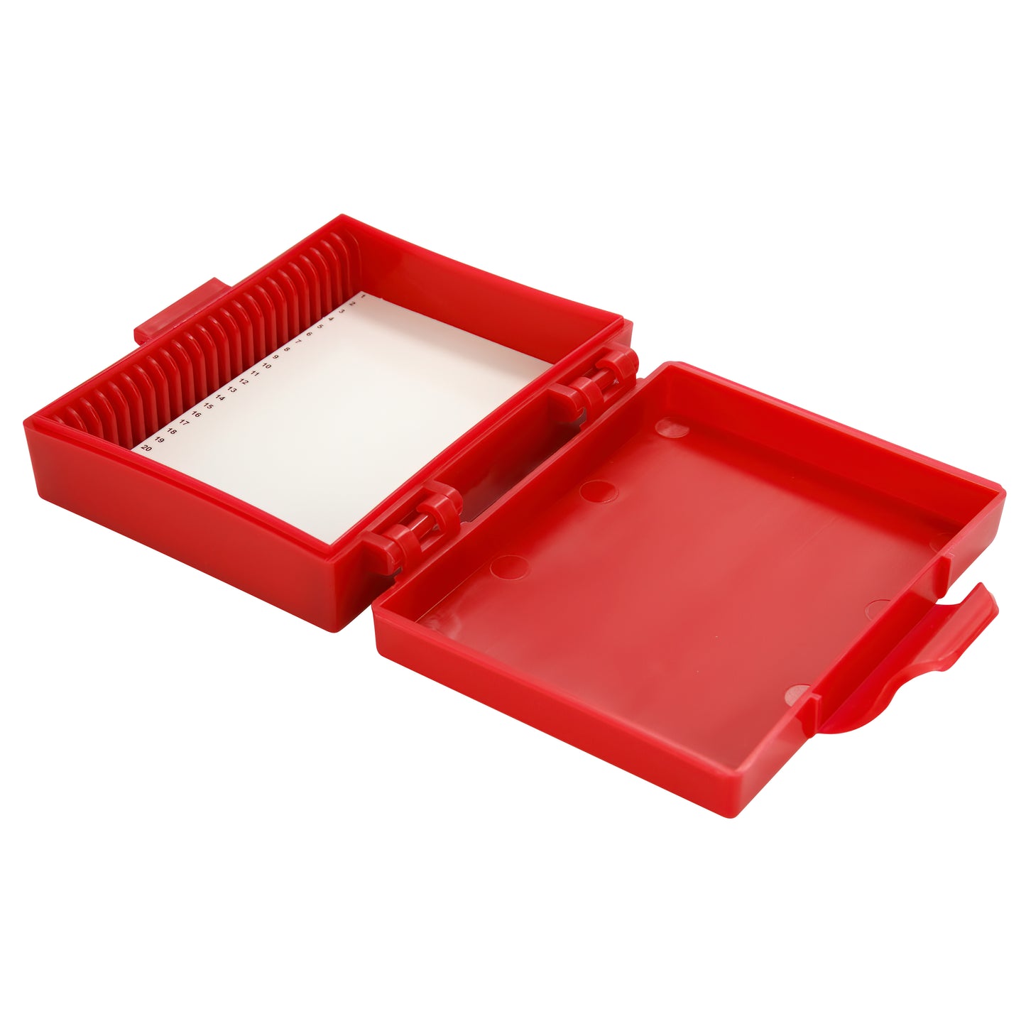 Caplugs® Evergreen 258-6025-R30 — Heavy-Duty 25-Slide PPC Mailing Box, Red