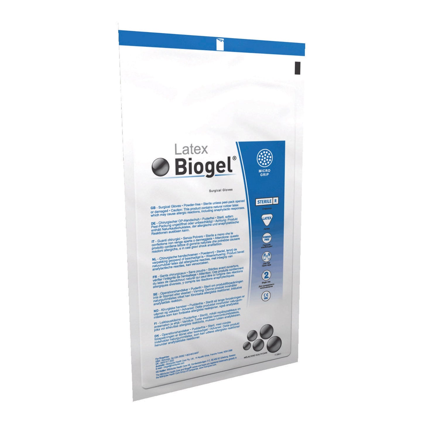 Sterile Biogel® M Latex Surgical Gloves, Straw - view 7