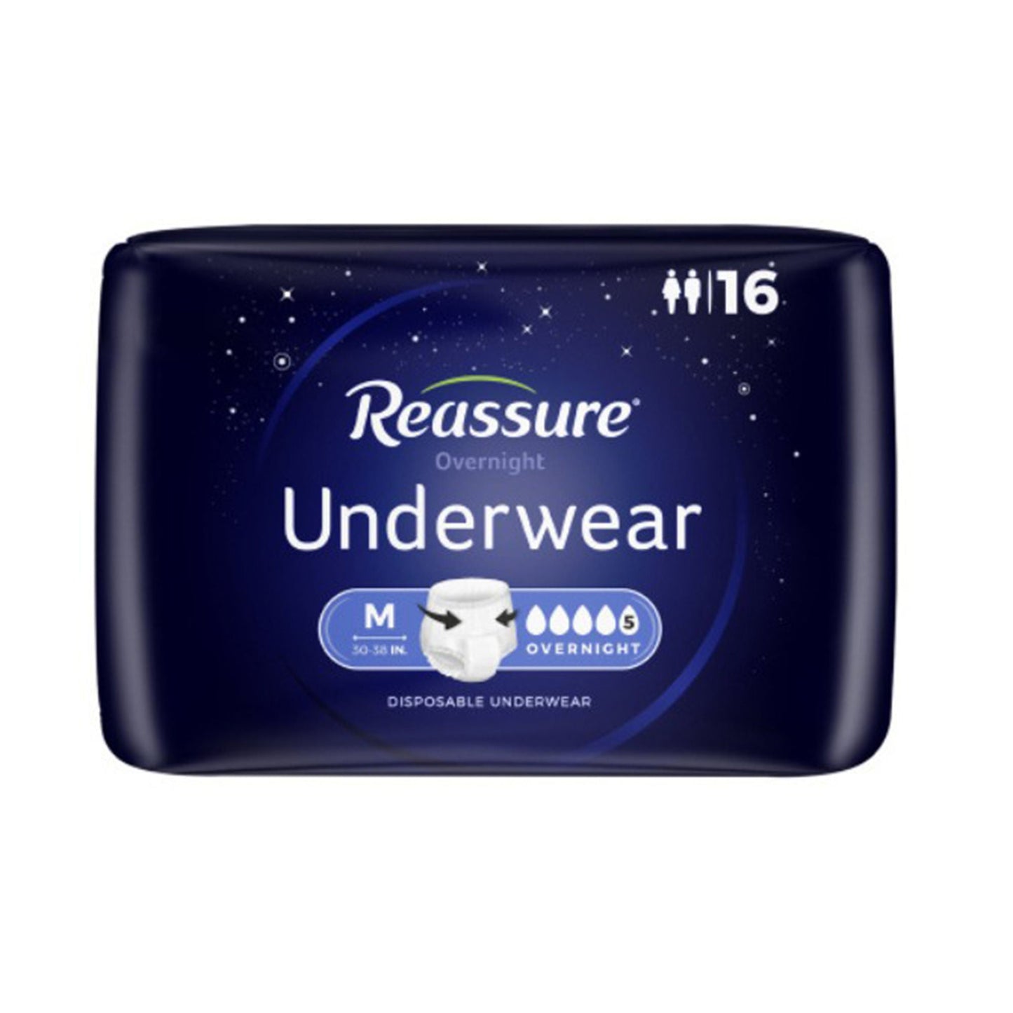 Reassure® Overnight Underwear, Incontinence, Regular