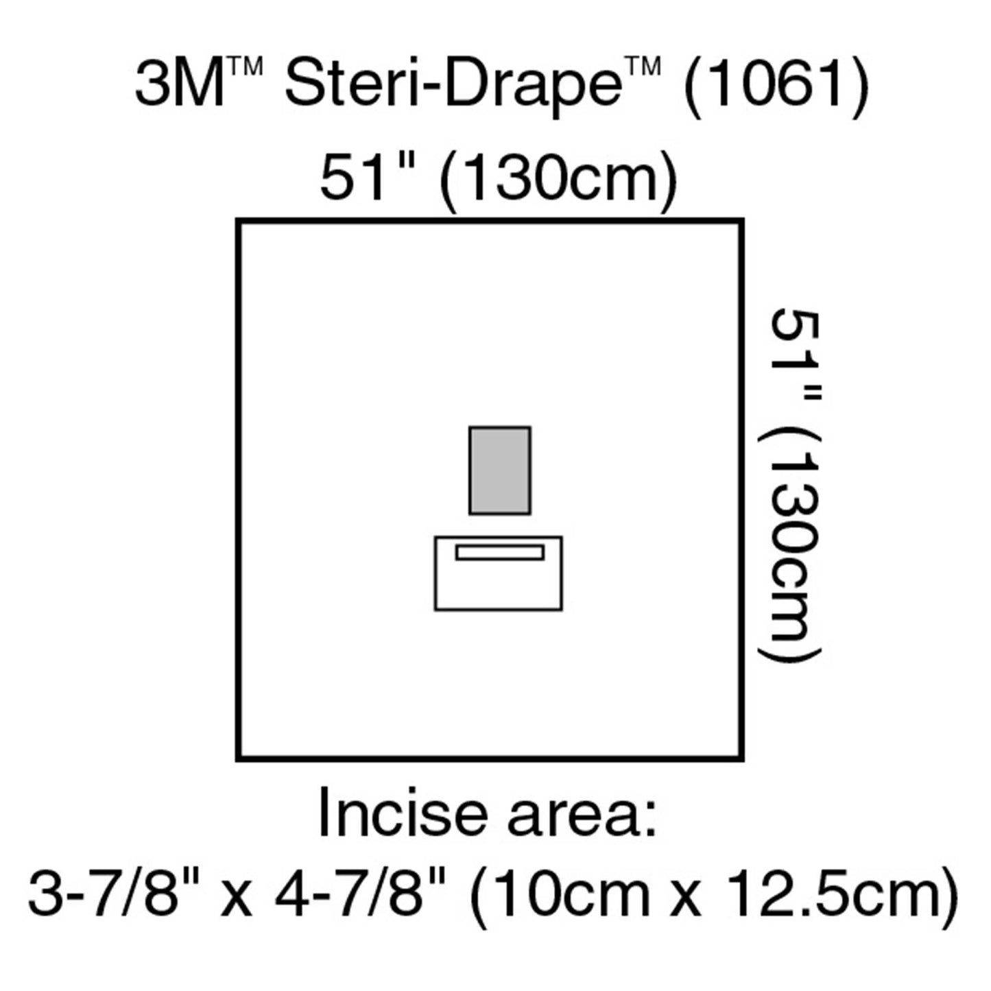3M™ Steri-Drape™ Sterile Medium EENT Drape