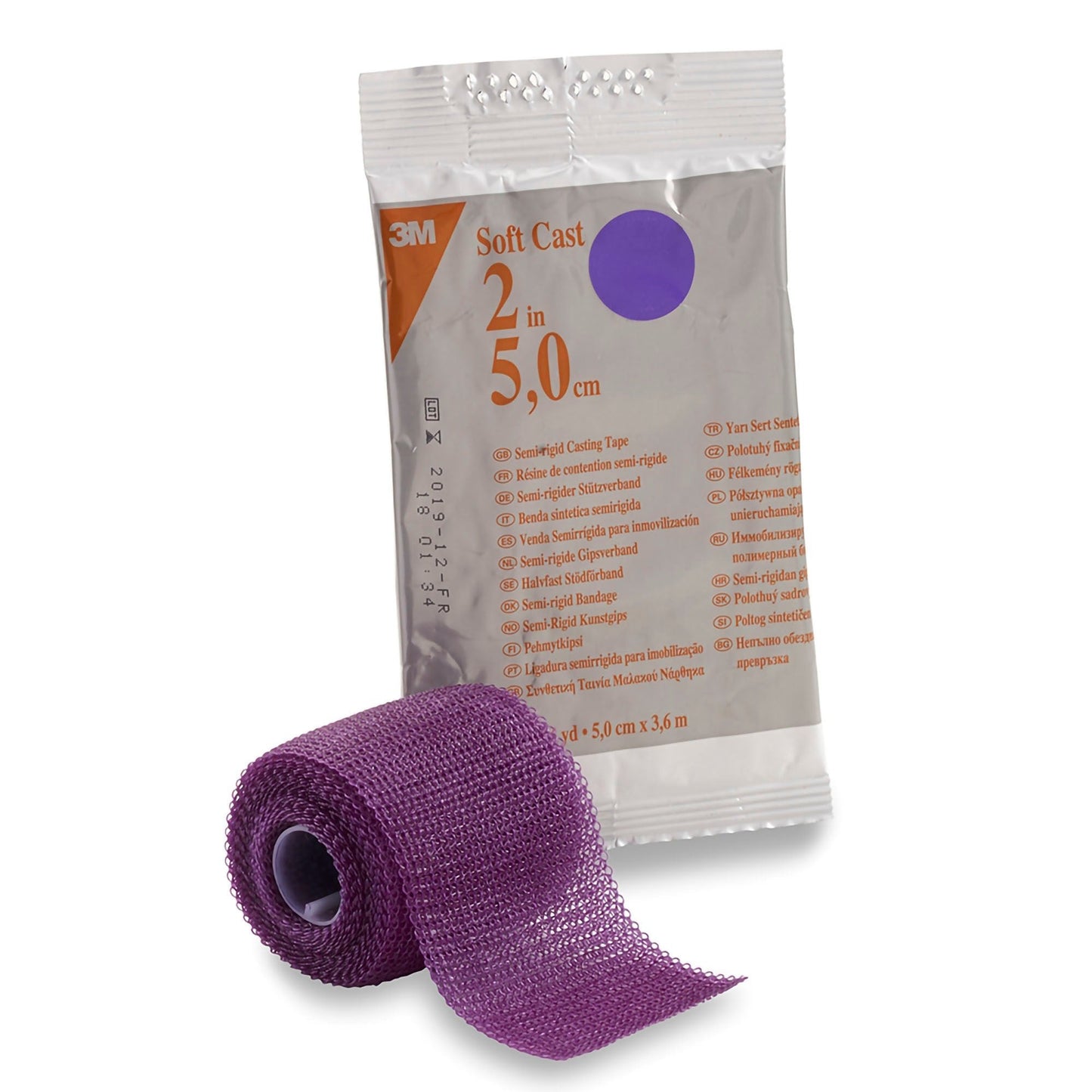 3M Scotchcast Soft Cast Cast Tape Semi-Rigid Fiberglass Purple