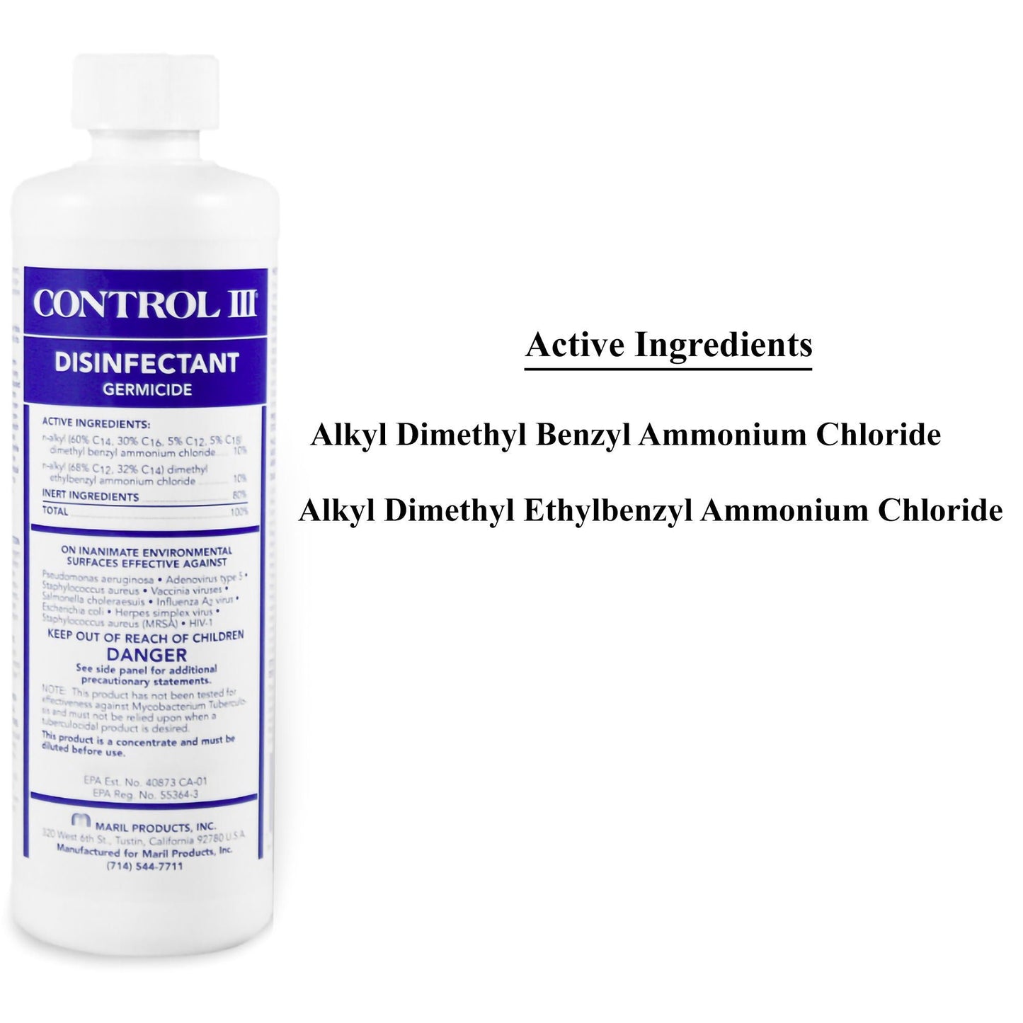 Control III® Surface Disinfectant Germicide Cleaner