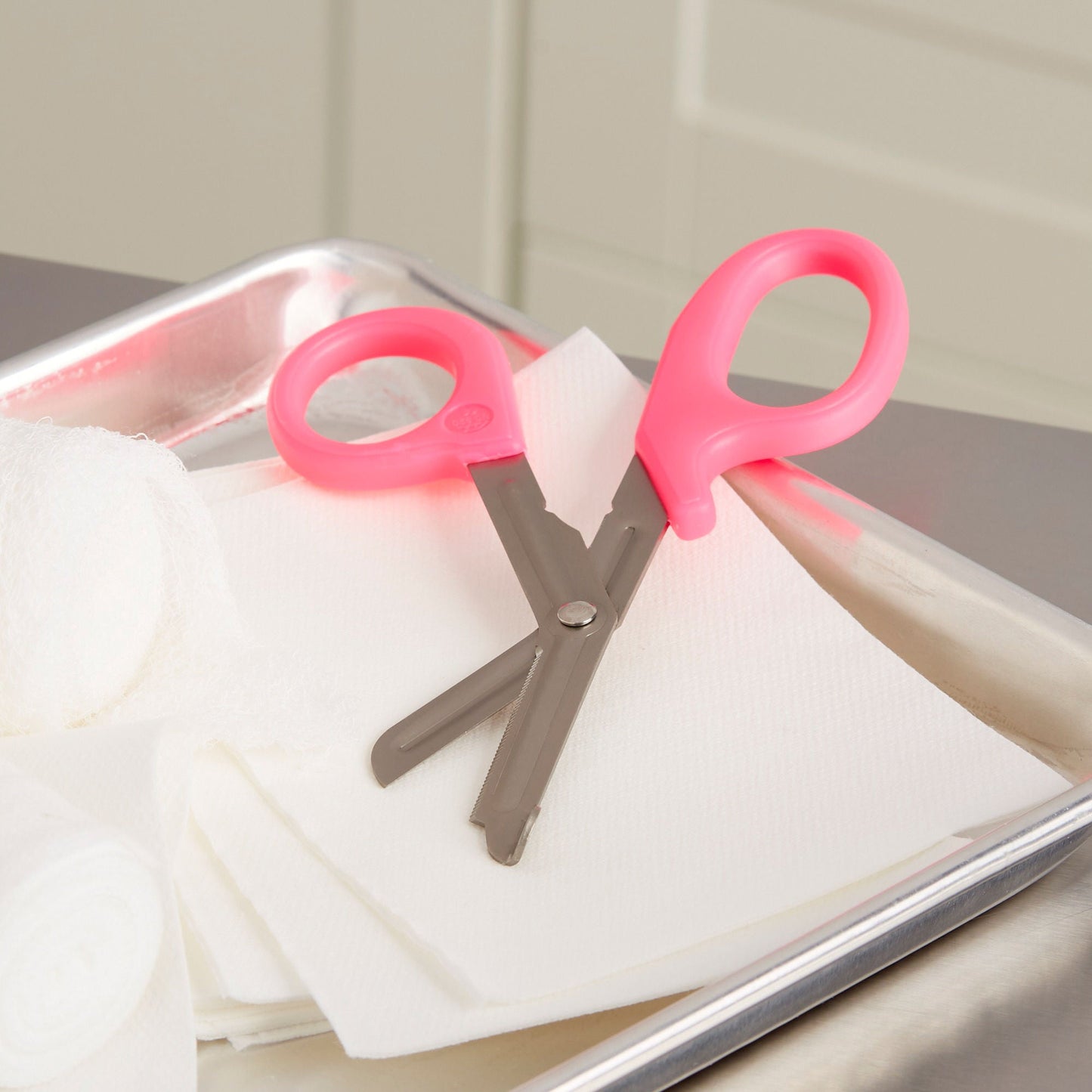 McKesson Medicut™ Trauma Shears, Pink, 7.25 Inch Length – Case of 10 - view 5