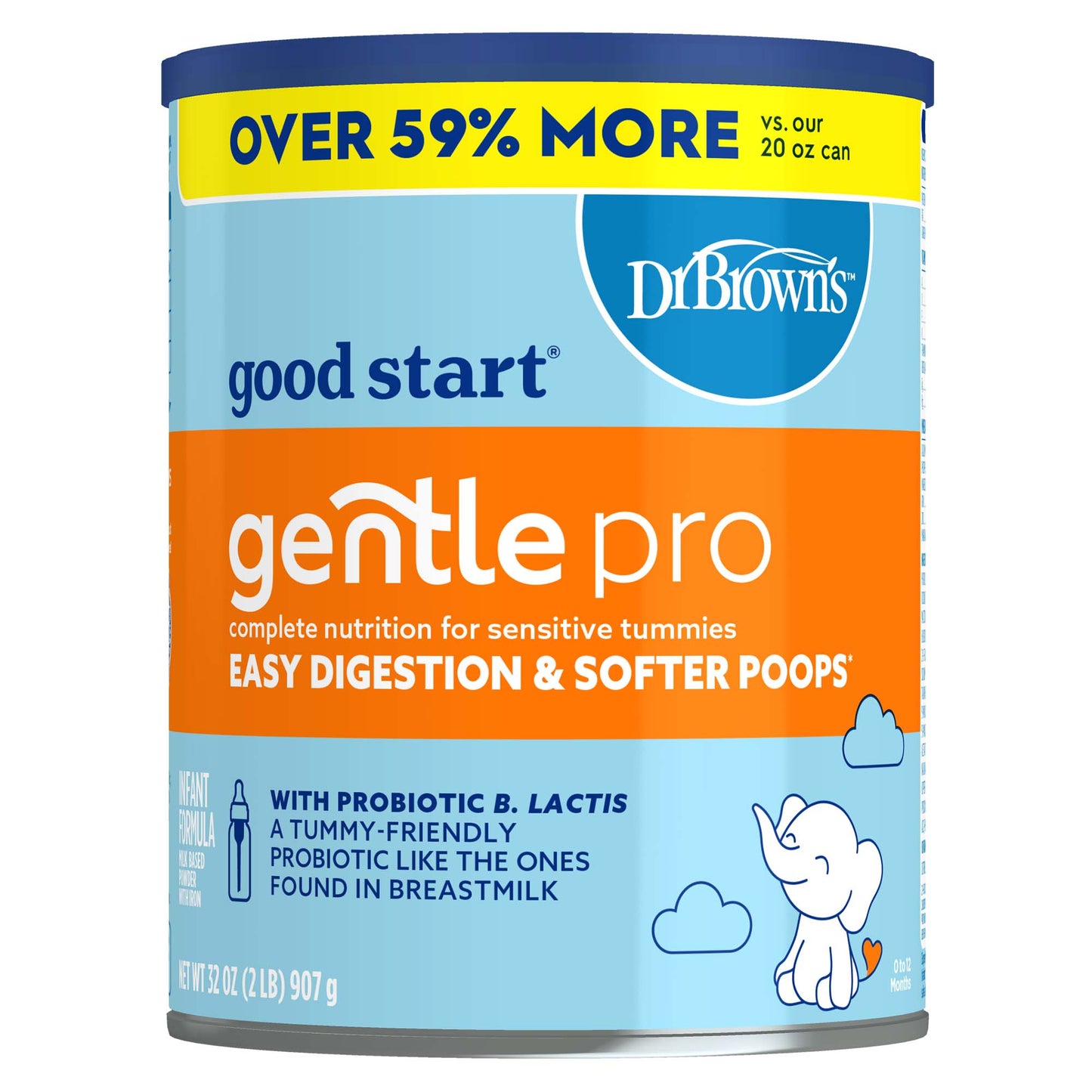 Dr. Brown's good start gentle pro Infant Formula Unflavored Can Powder