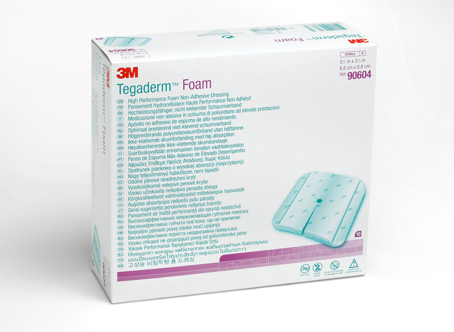 3M™ Tegaderm™ High Performance without Border Foam Dressing