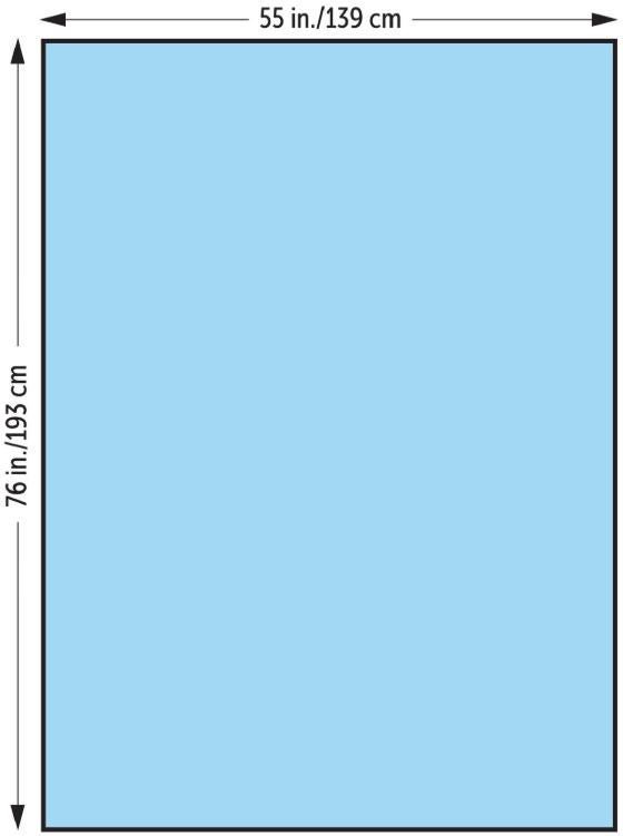 Halyard General Purpose Drape Large Drape 55 W X Inch