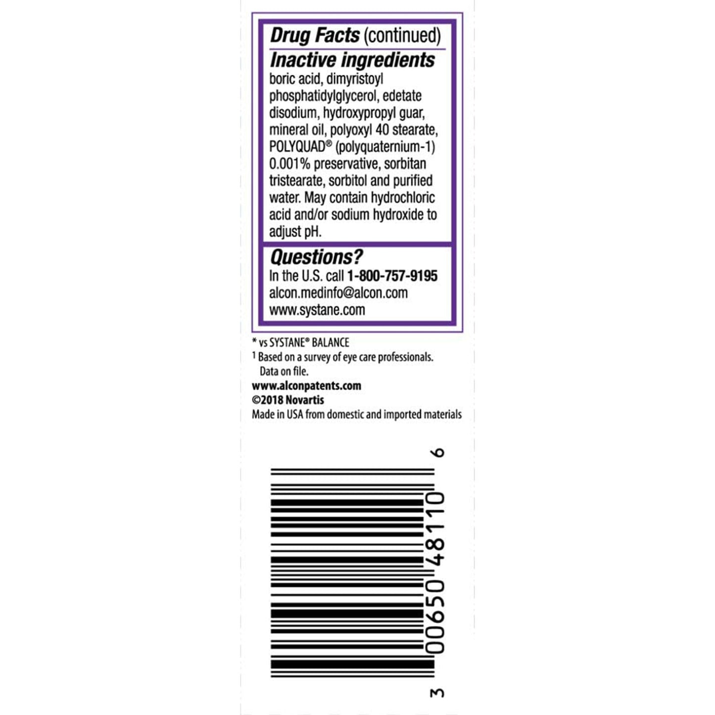 Systane® Complete Eye Lubricant