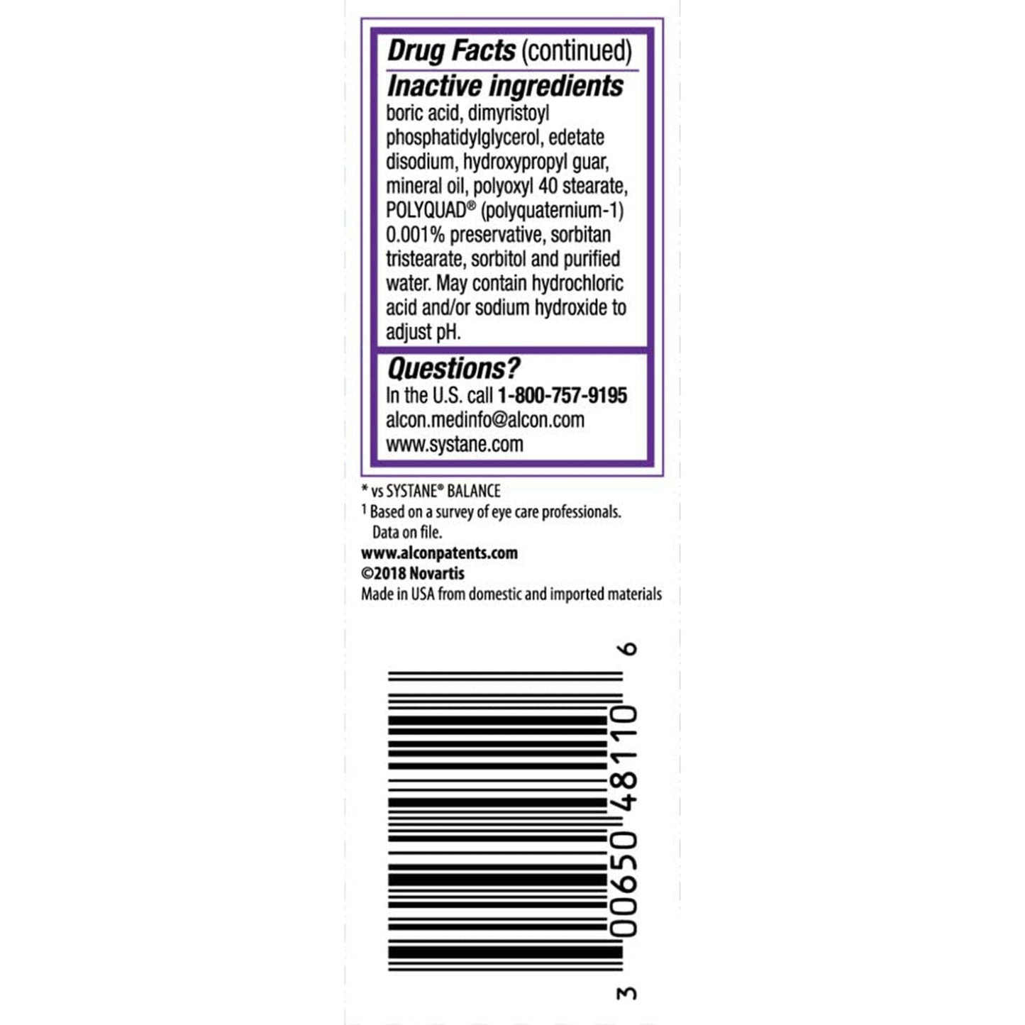 Systane® Complete Eye Lubricant