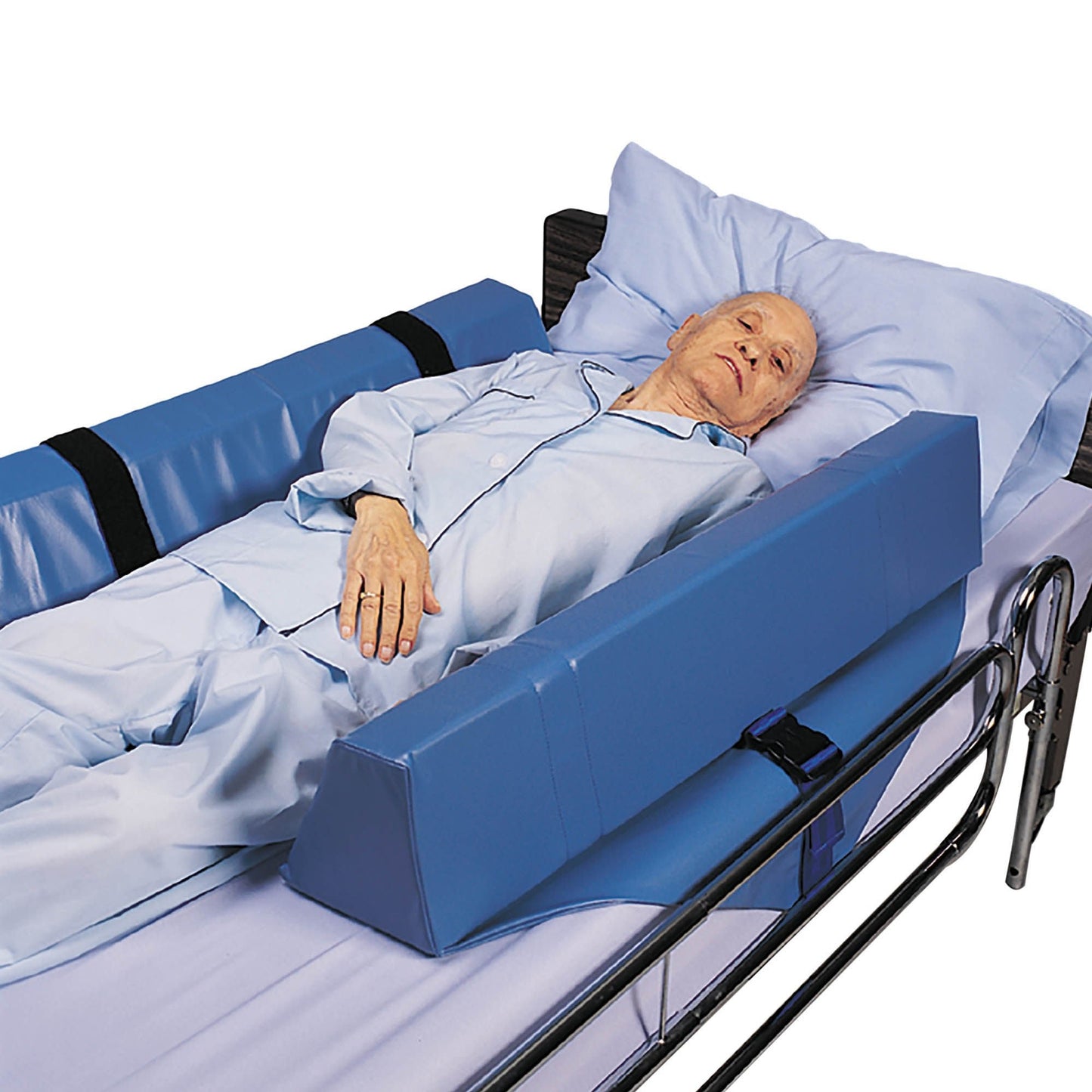 Skil-Care™ Foam Double Bolster Roll-Control System, Blue