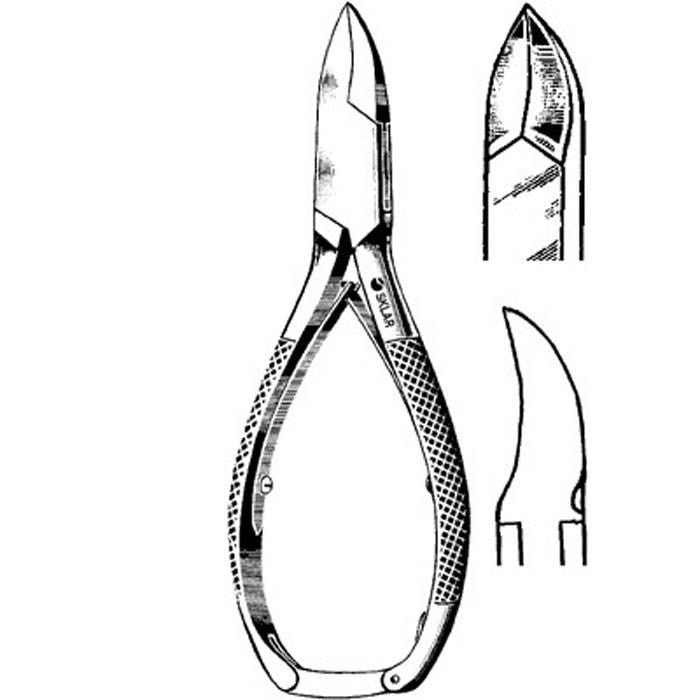 Nail Nipper Concave Jaw German Stainless Steel