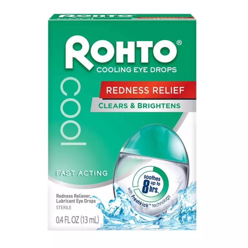 Rohto® Cooling Cool Relief Redness Reliever Lubricant Eye Drops