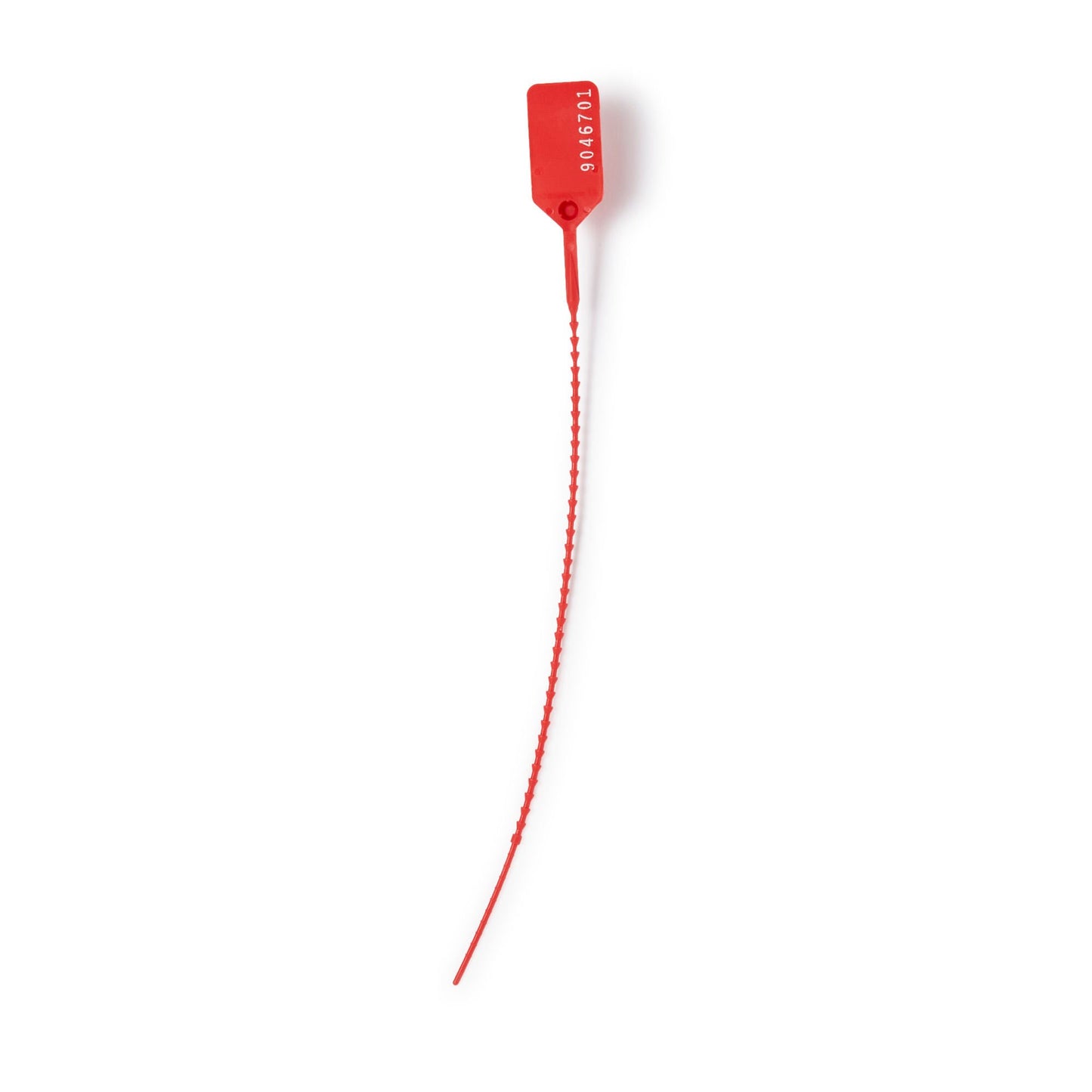 Health Care Logistics Easy Pull-Tight Seal Consecutively Numbered Red Polypropylene 8-7/8 Inch