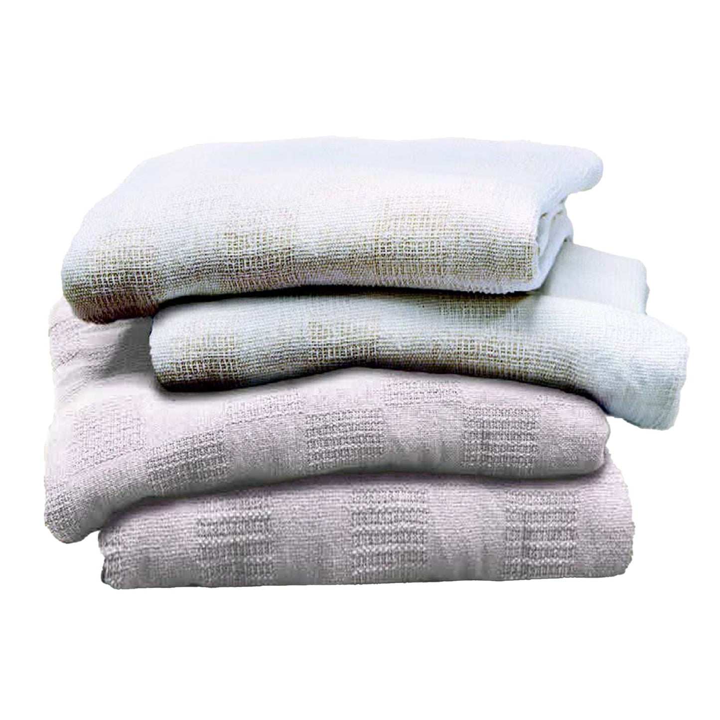 Leno White Thermal Blanket