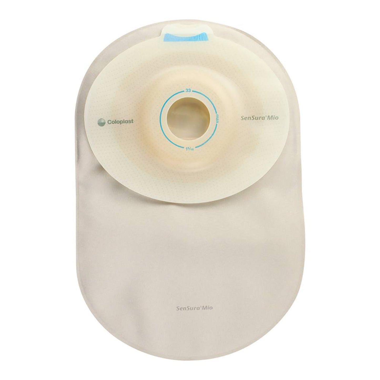 SenSura® Mio Convex 1-Piece Closed End Opaque Ostomy Pouch, Stoma