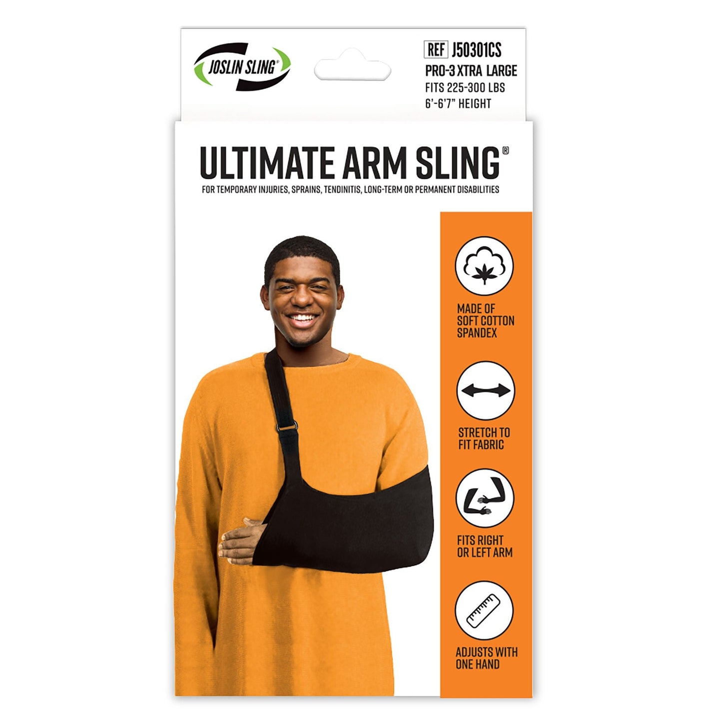 Ultimate Arm Sling Arm Sling D-Ring / Hook and Loop Strap Closure