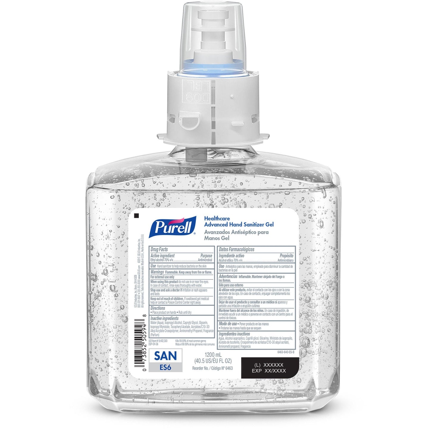 Purell® Healthcare Advanced Hand Sanitizer Gel Refill for ES6 Dispenser