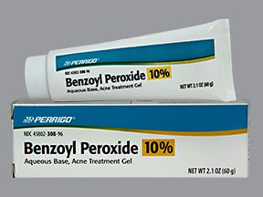 Perrigo® 10% Benzoyl Peroxide Acne Treatment Gel, Tube