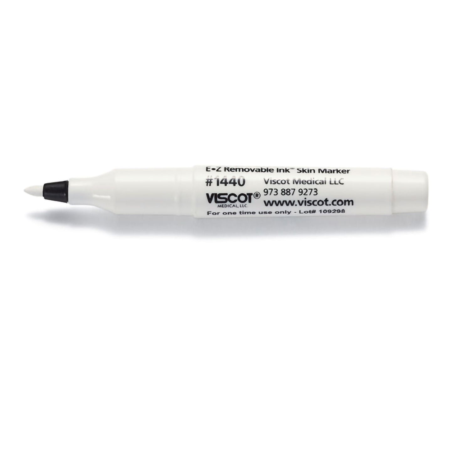 EZ Removable Ink Skin Marker White Ink NonSterile Mini Regular Tip