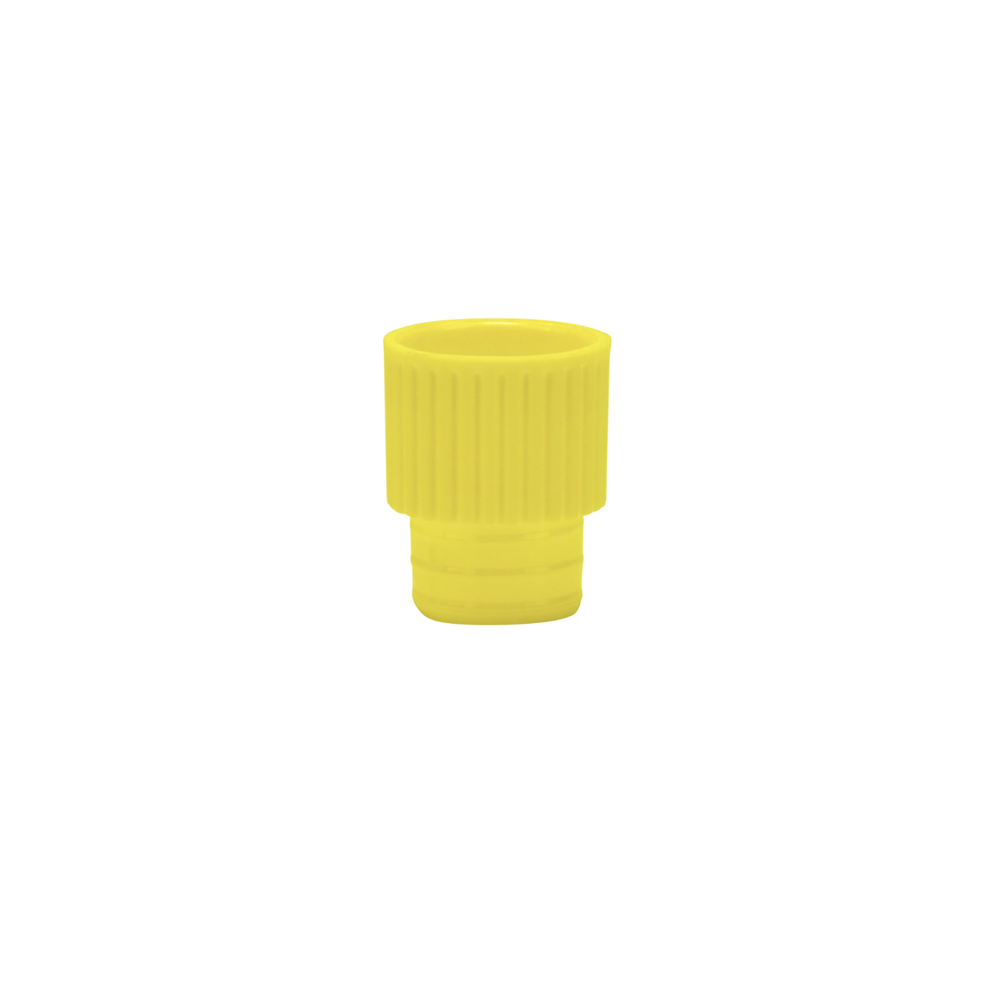 Caplugs® Evergreen 300-2912-Y20 — LDPE Test Tube Stopper Caps, 12 mm, Yellow, 1000/Bag