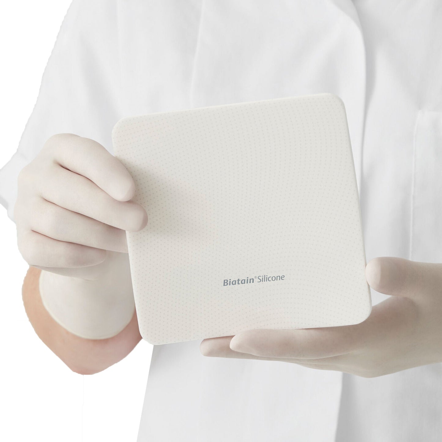 Biatain Silicone Non-Border Foam Dressing Without Border Film Backing Silicone Face Square