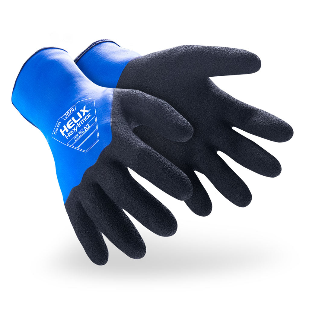 HexArmor Helix 3070 series cold weather water-resistant winter gloves