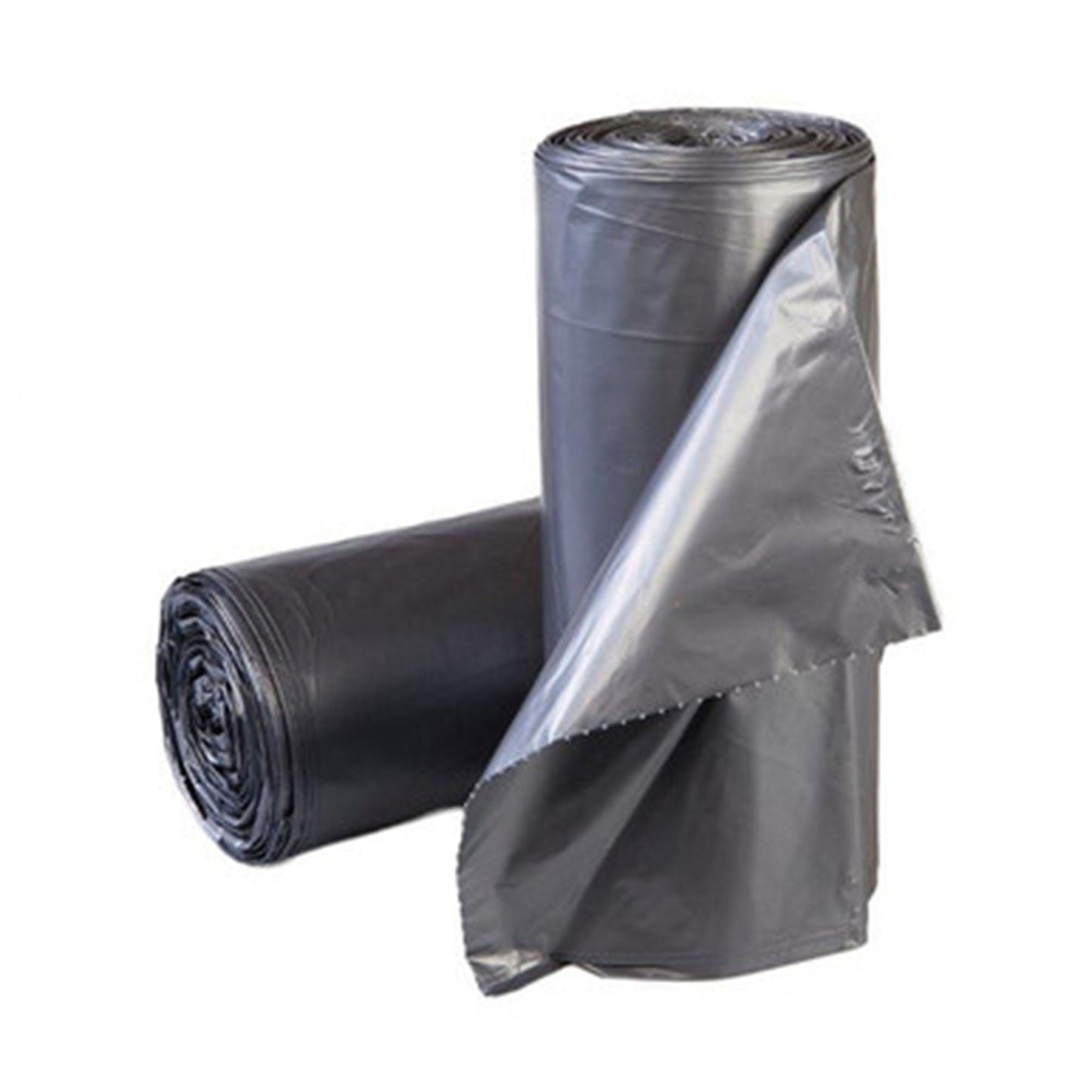 NovaPlus Trash Bag 0.95 mil Gray Star Seal Bottom Coreless Roll