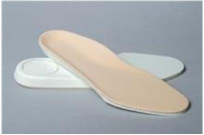 D-Soles Diabetic Insole Heat Mold Plastzote Foam / Urethane Women 5 to 7 / Men 4 to 6 Beige