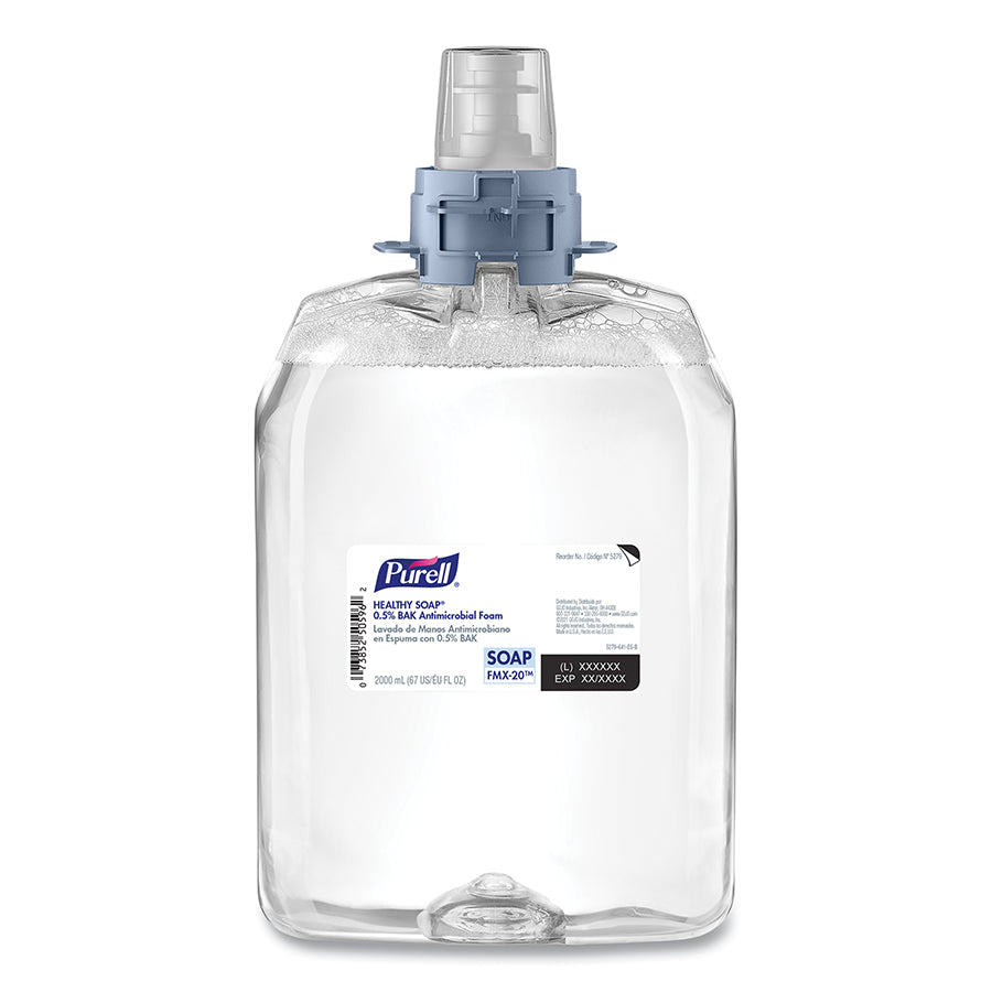 Purell Professional HEALTHY SOAP® 0.5% BAK Antimicrobial Foam Refill, 2000 mL, Cartridge, for FMX-20™ Dispenser (5279-02