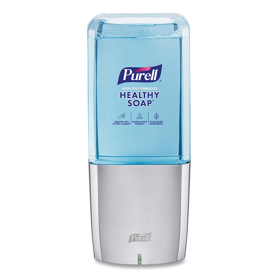 Purell ES10 Touch Free Hand Soap Dispenser, 10-3/4 in H, Chrome Plated (8338-E1)