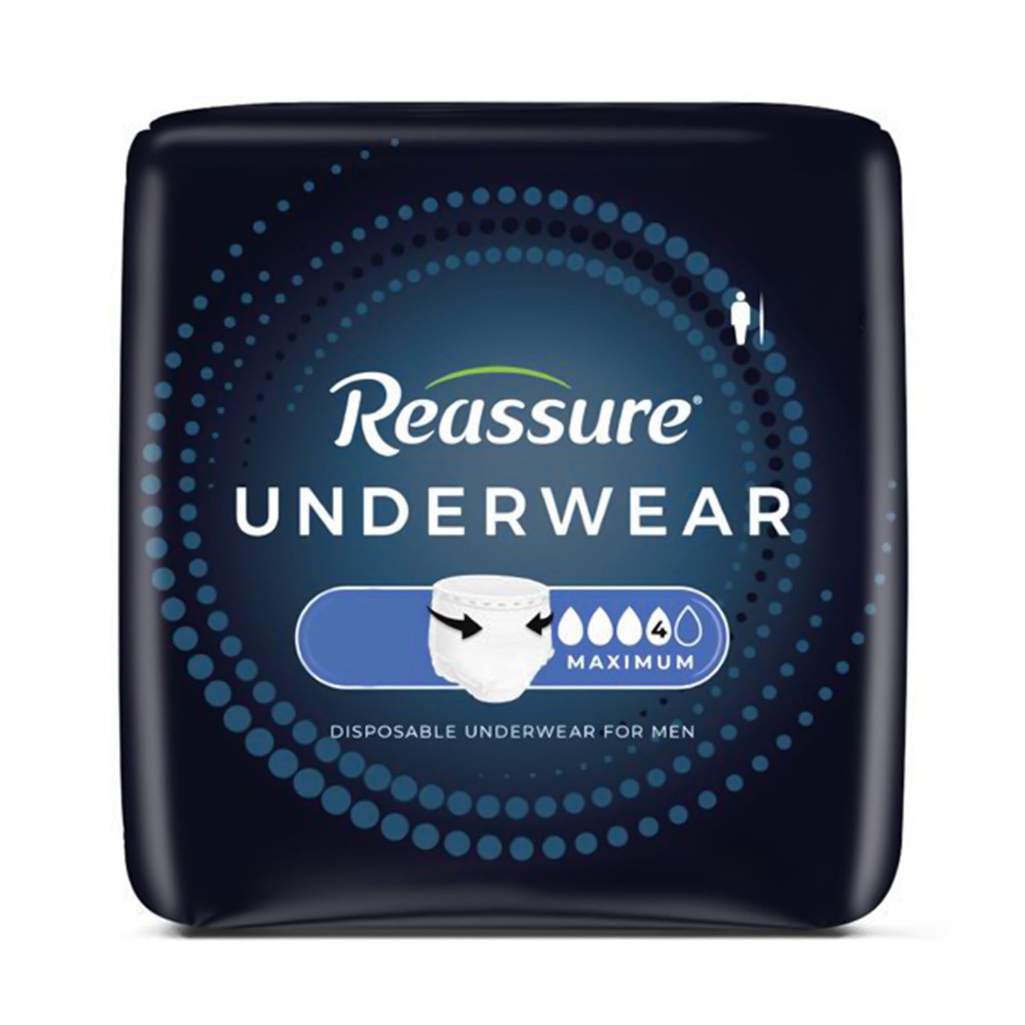 Reassure® Maximum Absorbent Underwear for Men, Heavy Absorbency