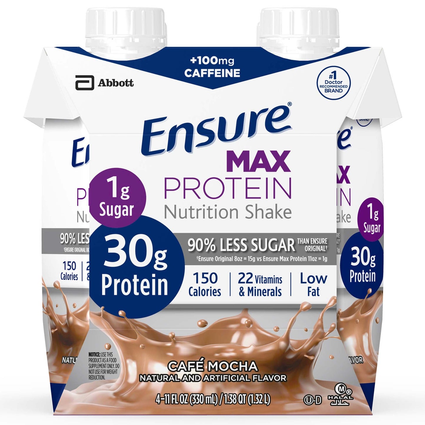 Ensure® Max Café Mocha Protein Nutrition Shake, carton